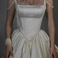 Weißes Perlen-Kurzkleid, modisch, elegant, für die Heimkehr, Geburtstagsparty, Ballkleid, NV4772