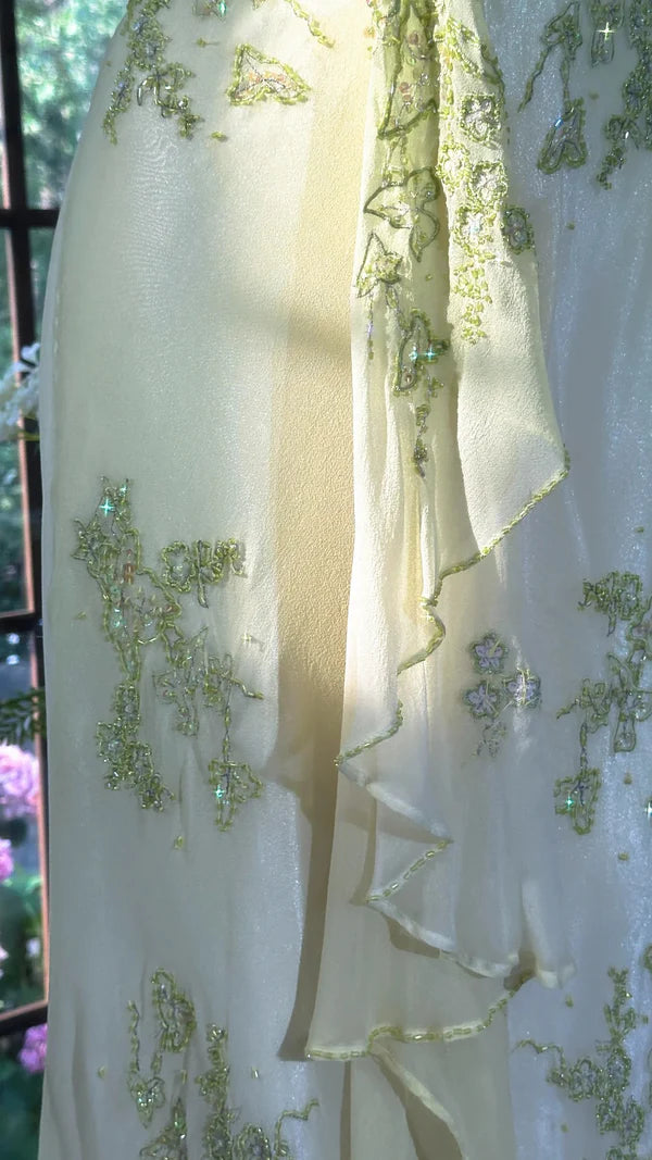 NiceVestidos--Sleeveless Chiffon Embroidered Slim fit Floor length Evening Dress NV5783