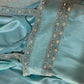 Blaues, perlenbesetztes, langes Satin-Meerjungfrauen-Ballkleid, Abendkleid, Partykleid nv4320