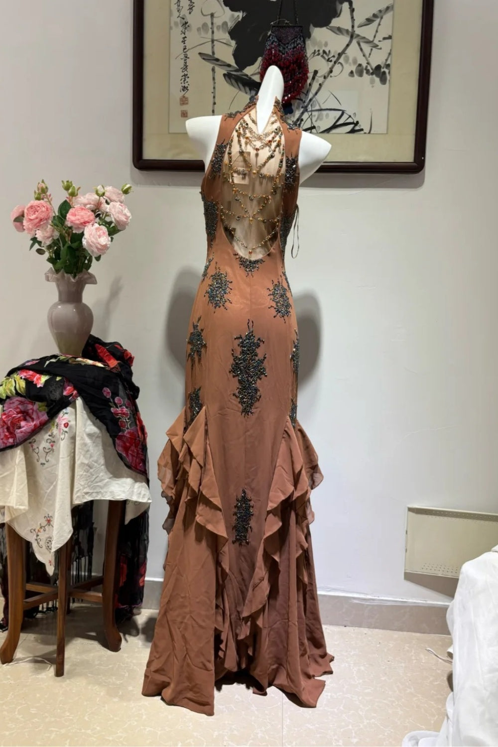 New Retro Formal Dress Long Dress NV6443