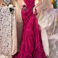 Pink Beaded Beautiful Mermaid Long Chiffon Ball Gown Evening Dress Party Dress nv4323