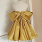 Robe de soirée jaune tendance en satin, coupe trapèze, épaules dénudées, courte, pour anniversaire, nv4271