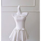 NiceVestidos-Short Homecoming Dress, Black, White, Pink, Strapless Dress, Slim Waist, Petite Dress nv5549