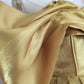 Robe de soirée jaune tendance en satin, coupe trapèze, épaules dénudées, courte, pour anniversaire, nv4271