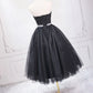 A-Linie Herzausschnitt schwarzes kurzes Ballkleid formelles Abendkleid Homecoming-Kleid Geburtstagskleid nv2116