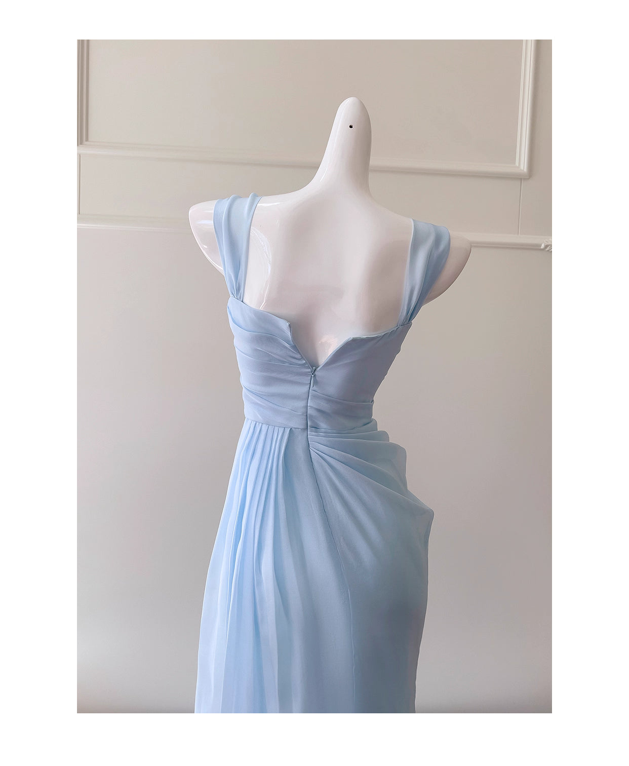 NiceVestidos-Homecoming-Kleid, blau, mit Hosenträger-Design, Taille, lang, französisch, Retro, Sommer, beliebtes Kleid für Frauen, nv5557