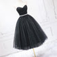 A-Linie Herzausschnitt schwarzes kurzes Ballkleid formelles Abendkleid Homecoming-Kleid Geburtstagskleid nv2116