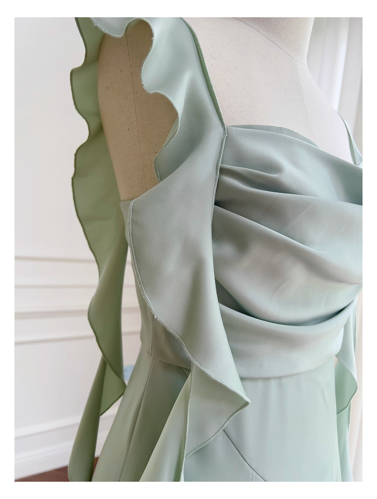 NiceVestidos-Homecoming-Kleid, Mintgrün, quadratischer Ausschnitt, Design Sense Ribbon, kurzer Stil, zierliches, sommerliches, schmales Satinkleid, NV5560