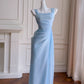 NiceVestidos-Homecoming-Kleid, blau, mit Hosenträger-Design, Taille, lang, französisch, Retro, Sommer, beliebtes Kleid für Frauen, nv5557