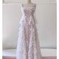 NiceVestidos - Robe longue élégante, tailleur français, ensemble deux pièces blanc tendance haut de gamme nv5547