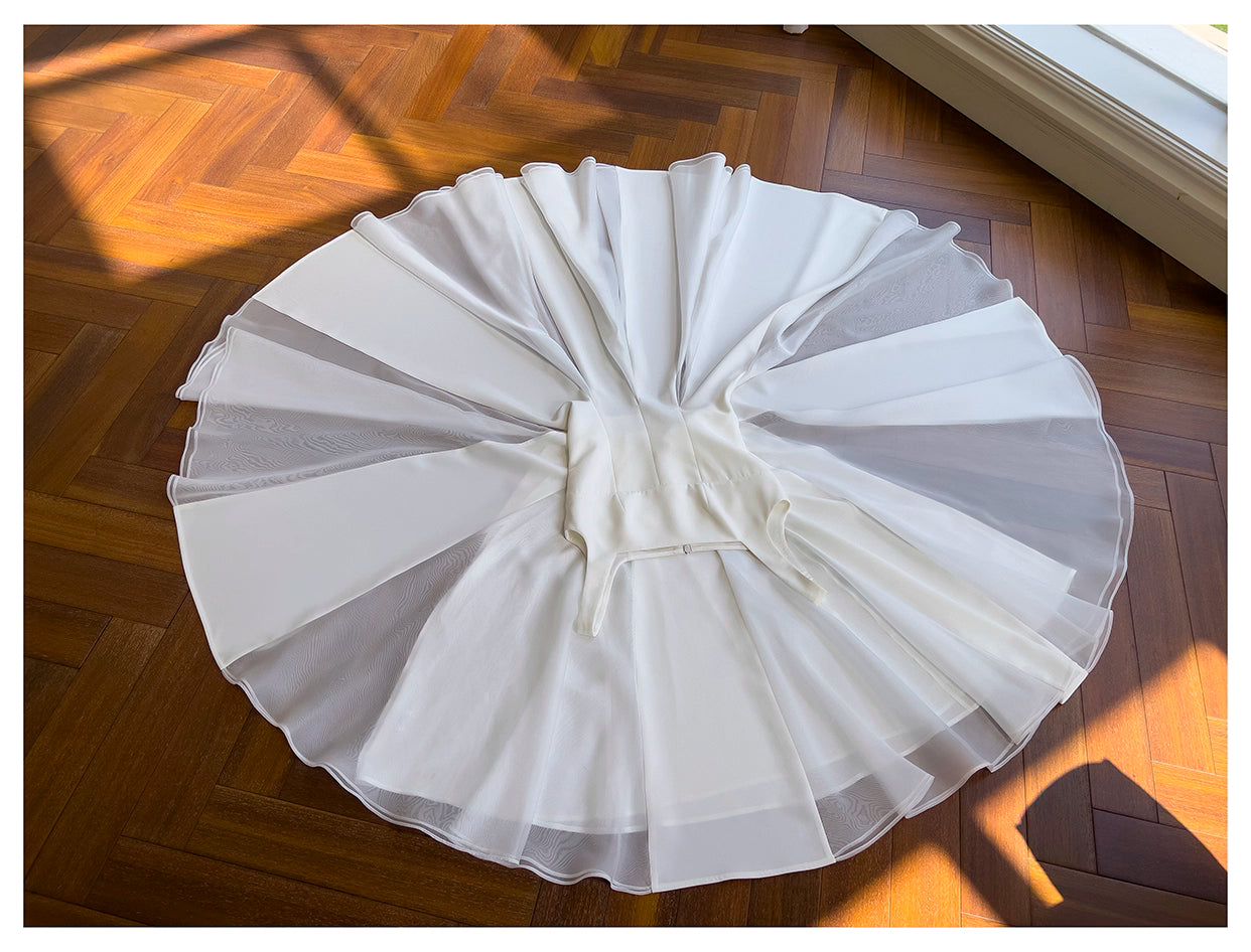 NiceVestidos - Robe courte de soirée, robe blanche longue à taille simple, nouveau style estival, bretelles sexy, grande taille, robe amincissante nv5546