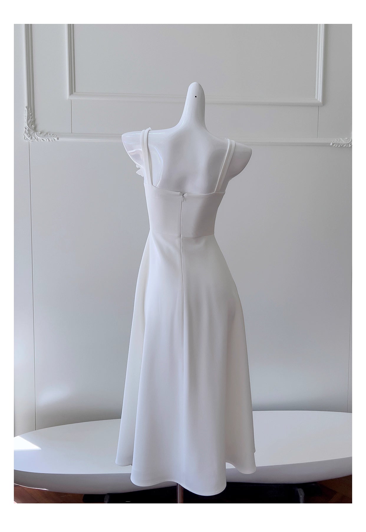NiceVestidos-Homecoming-Kleid, weißes Hosenträger-Blumenkleid, Taillenform, französisches Retro-Sommerkleid für Frauen, nv5556