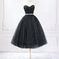 A-Linie Herzausschnitt schwarzes kurzes Ballkleid formelles Abendkleid Homecoming-Kleid Geburtstagskleid nv2116