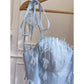 NiceVestidos-Homecoming-Kleid, blaues Chiffon-Kleid für Geburtstagstorte, schickes, einzigartiges langes Kleid mit Hosenträgern, nv5551