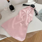 Robe de soirée rose courte en satin, tenue de soirée élégante, robe d'anniversaire, nv4260
