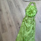 NiceVestidos - Wunderschönes, exquisites, langes, formelles Chiffon-Ballkleid in Grün, NV5450