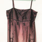 ✨Retro Empire Dress Pink Brown Exquisite Beaded Long Tulle Prom Dress Evening Dress Party Dress nv4993
