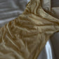 ✨Buttergelbes, modisches Hosenträgerkleid, einzigartig funkelnd, glitzernd, herzförmiger, rückenfreier Ausschnitt, Perlenquaste, langes Chiffon-Ballkleid NV5378