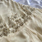 Robe longue en mousseline de soie ivoire à volants et perles, robe de soirée, robe de bal, nv4579
