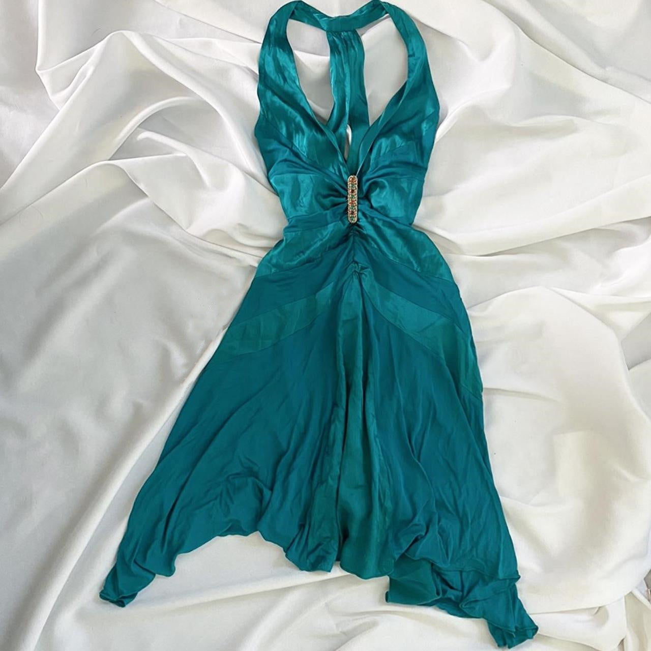 Robe de soirée courte en satin bleu vintage style fée, robe de bal, robe d'anniversaire, robe de soirée, nv4541