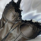 Robe de soirée courte en mousseline de soie, style rétro, noire, exquise, en dentelle, pour 19e anniversaire, nv5384