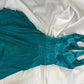 Robe de soirée courte en satin bleu vintage style fée, robe de bal, robe d'anniversaire, robe de soirée, nv4541