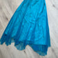 NiceVestidos-Bleu magnifique exquis perlé courte/mi-longueur mousseline robe de bal robe de soirée robe nv5447