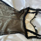 Robe de soirée courte en mousseline de soie, style rétro, noire, exquise, en dentelle, pour 19e anniversaire, nv5384