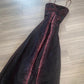 Red Black Shiny Elegant Delicate Rhinestone Beads Retro Elegant Lace Long Tulle prom dress Evening Dress Party Dress nv3808