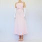 NiceVestidos-Langes Abendkleid aus Vintage-Rosa-Satin Nv5636