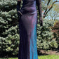 NiceVestidos-Lila blau glänzendes langes Satin-Feenkleid, formelles Ballkleid, Y2K-Vintage-Kleid, NV5444