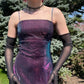 NiceVestidos-Lila blau glänzendes langes Satin-Feenkleid, formelles Ballkleid, Y2K-Vintage-Kleid, NV5444