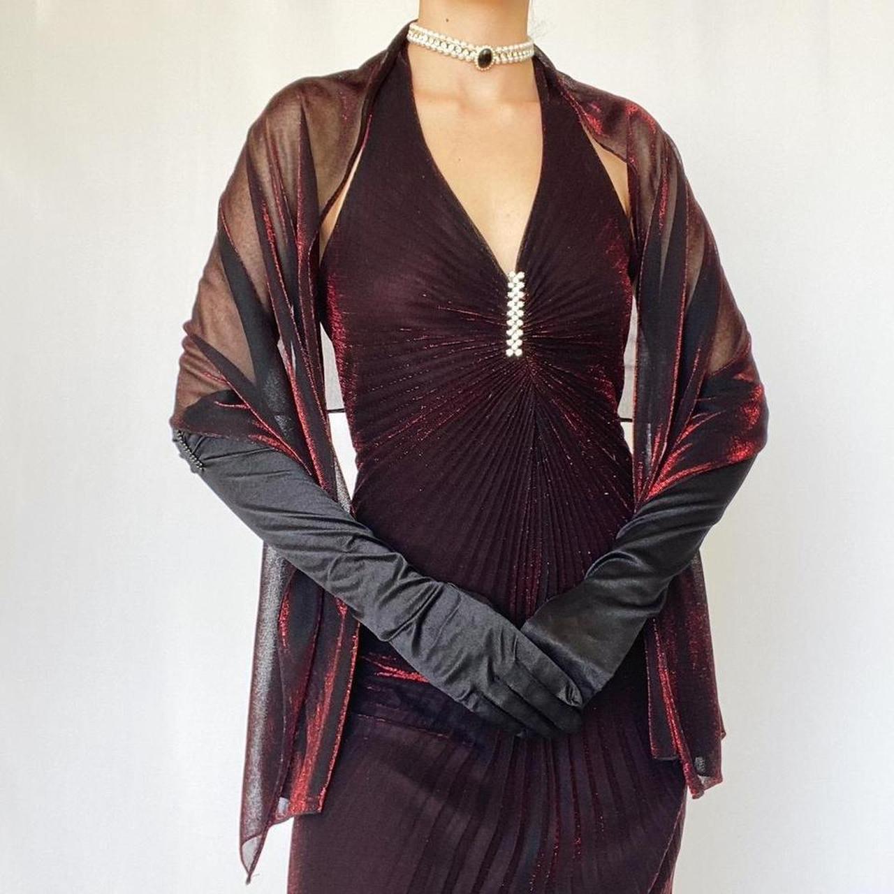 Robe de soirée longue en mousseline de soie et tulle, sexy, rétro, élégante, exquise, strass, dos nu, robe de bal, robe d'anniversaire, robe de bal, nv4003