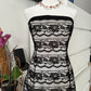 Black Nude Vintage Elegant Layered Lace Long Off Shoulder Bustier Lace Ball Gown Evening Gown Party Dress Prom Gown nv4248