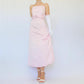 NiceVestidos-Langes Abendkleid aus Vintage-Rosa-Satin Nv5636