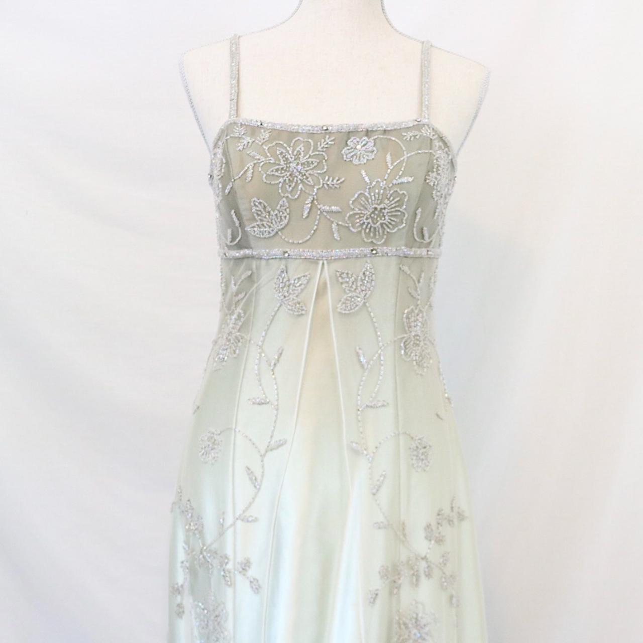 ✨Vintage Champagner-Gold Empire-Kleid Hohe Taille Fee Langes Tüll Formelles Ballkleid Abendkleid nv4992