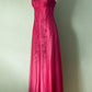 NiceVestidos – Rosa, zartes Blumenkleid mit Perlen, Vintage-Kleid, langes Tüll-Ballkleid für Damen, NV5649