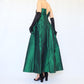 NiceVestidos-Dunkelgrün einfache Mode Retro lange Satin Kleid Abendkleid Nv5634