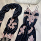 NiceVestidos-Black beautiful exquisite lace long satin formal prom dress nv5449