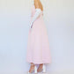 NiceVestidos-Langes Abendkleid aus Vintage-Rosa-Satin Nv5636
