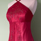 NiceVestidos – Rosa, zartes Blumenkleid mit Perlen, Vintage-Kleid, langes Tüll-Ballkleid für Damen, NV5649