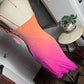 Orange Fashion Gradient Gorgeous Spaghetti Strap Beaded Long Chiffon Ball Gown Evening Dress Party Dress nv3664