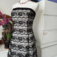 Black Nude Vintage Elegant Layered Lace Long Off Shoulder Bustier Lace Ball Gown Evening Gown Party Dress Prom Gown nv4248