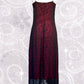 NiceVestidos-Burgundrotes Blumenkleid Vintage-Kleid Damen Exquisites langes Tüll-Ballkleid NV5645