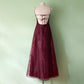 NiceVestidos-Burgundrotes Blumenkleid Vintage-Kleid Damen Exquisites langes Tüll-Ballkleid NV5646