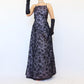 NiceVestidos-Lila exquisite florale Vintage lange Tüllkleid Abendkleid Nv5635