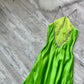 NiceVestidos - Belle robe de bal longue en satin vert exquis nv5455