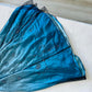 Blue Gradient Fashion Exquisite Beading Vintage Long Satin Ball Gown Evening Gown Party Dress nv4583