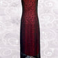 NiceVestidos-Burgundrotes Blumenkleid Vintage-Kleid Damen Exquisites langes Tüll-Ballkleid NV5645