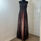 Pink Vintage Fashion Off Shoulder Exquisite Beading Long Satin Formal Floor Length Prom Gown Evening Gown Party Dress nv3653